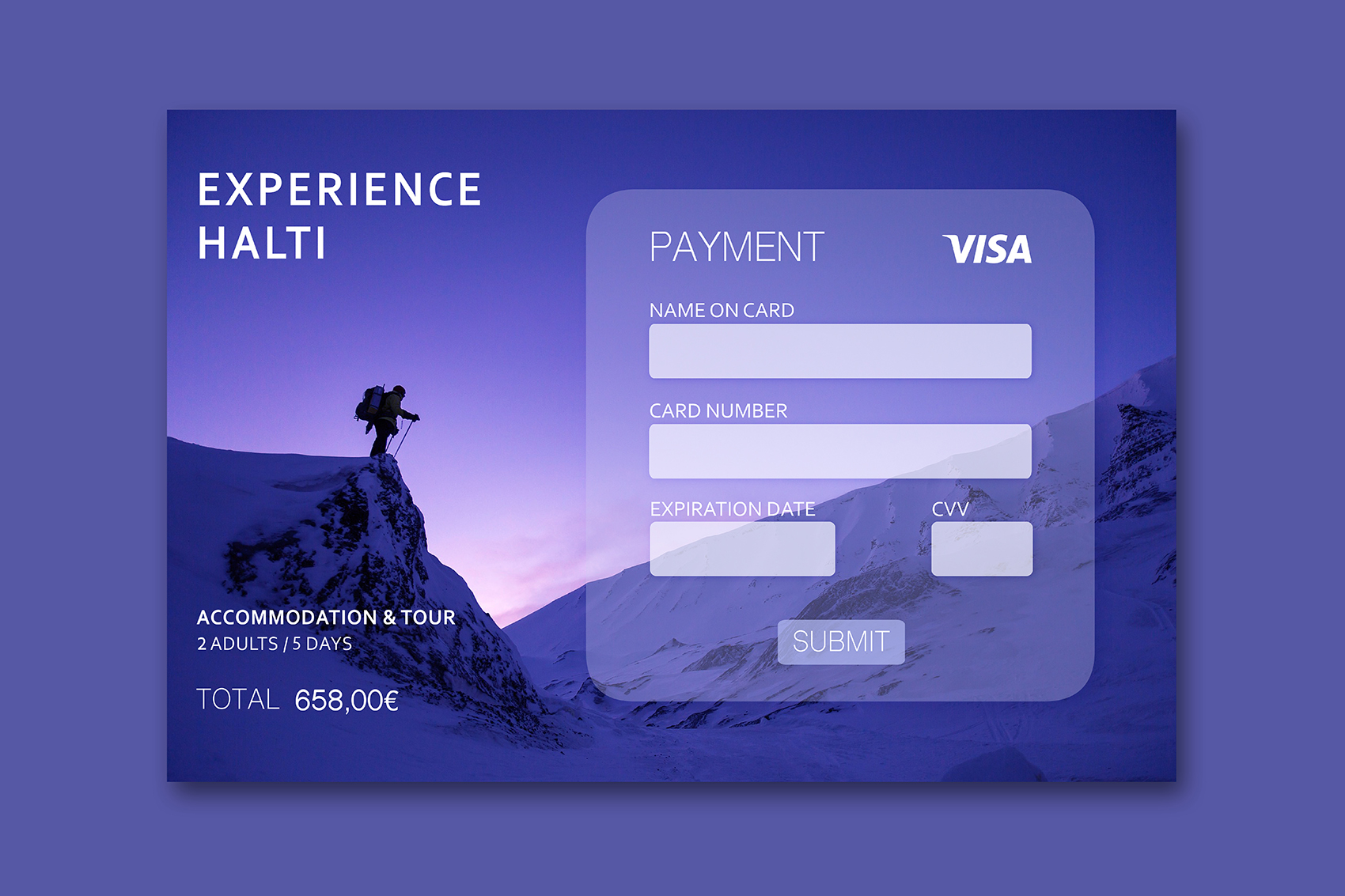 Credit Payment Page